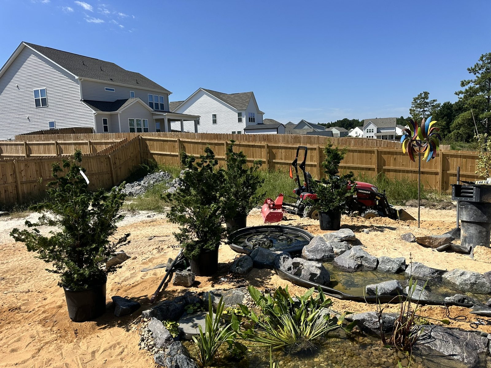Wetland pond filtration